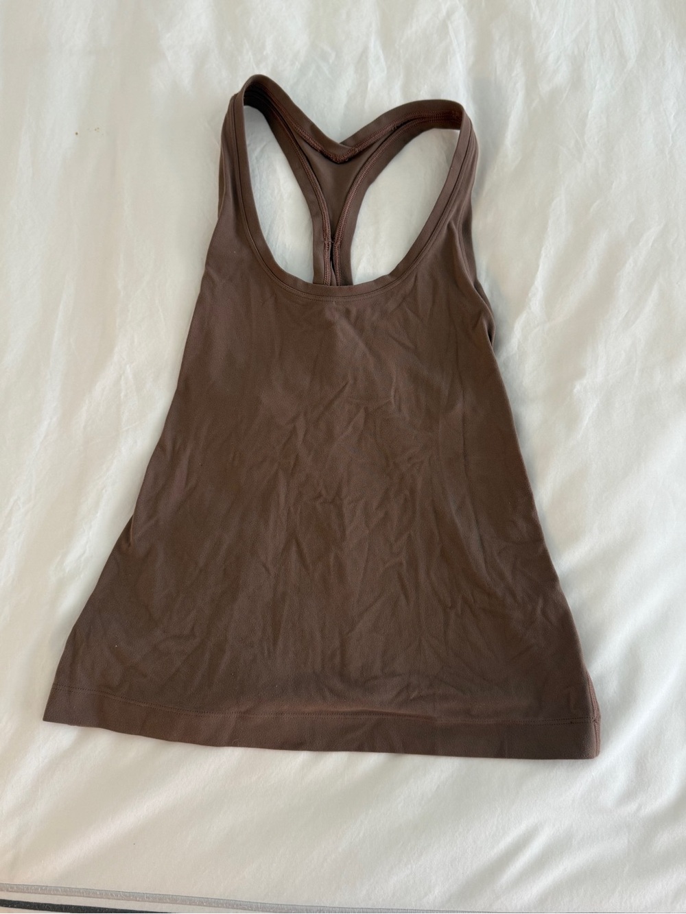 Lululemon Brown Racerback Women's Tank Top Sz 4
